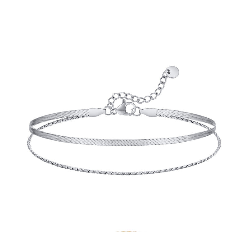 Kaksirivinen Ranneketju - Kirurginteräs