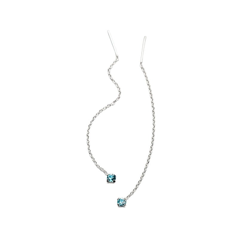 Läpivedettävät Hopeakorvakorut