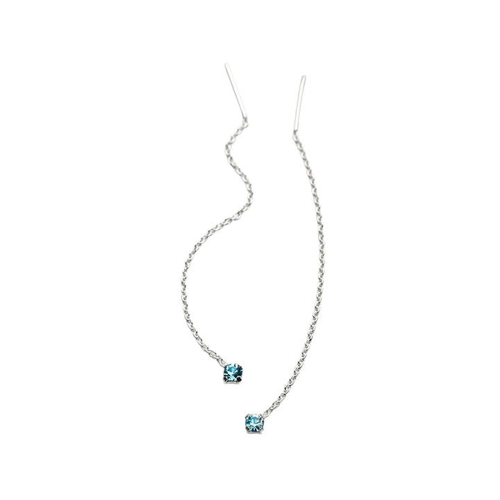 Läpivedettävät Hopeakorvakorut