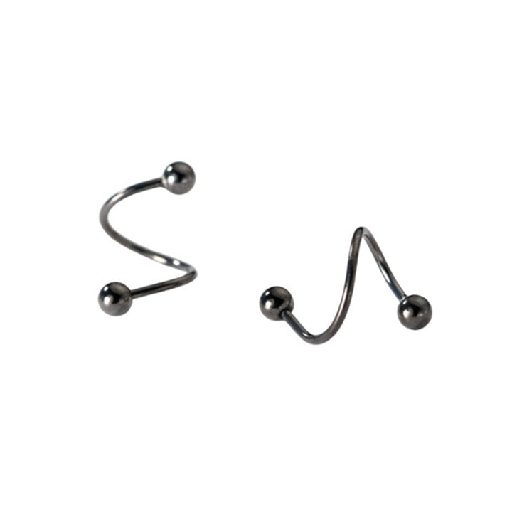 S-formade silverörhängen