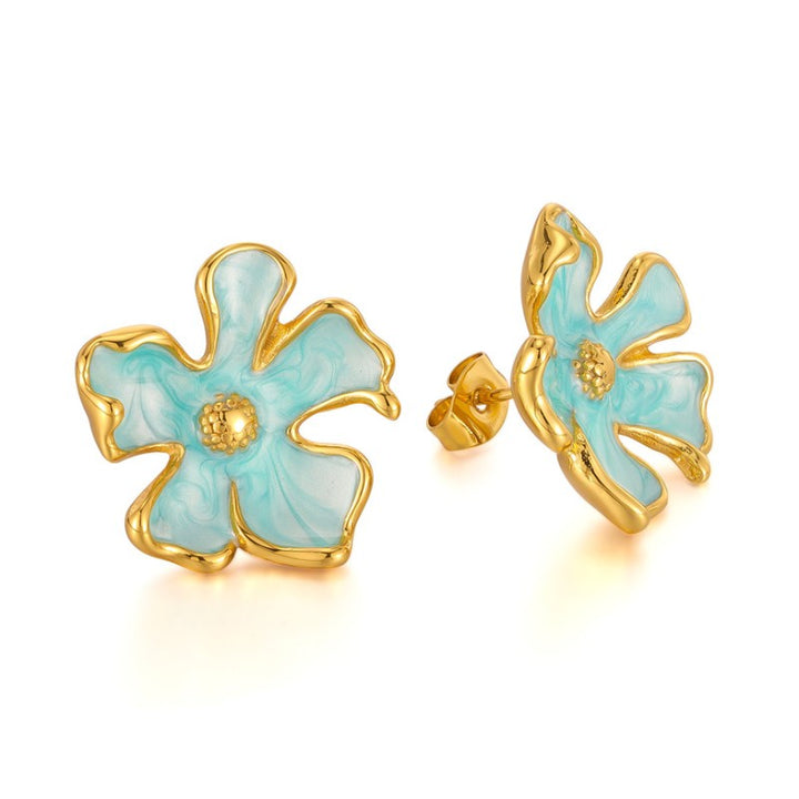 Kukka Teräskorvakorut