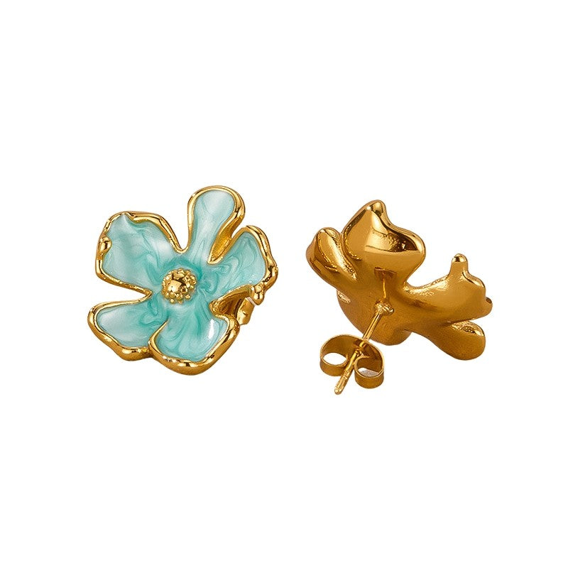 Kukka Teräskorvakorut