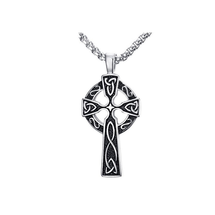 Kelttiläinen Risti Teräskaulakoru