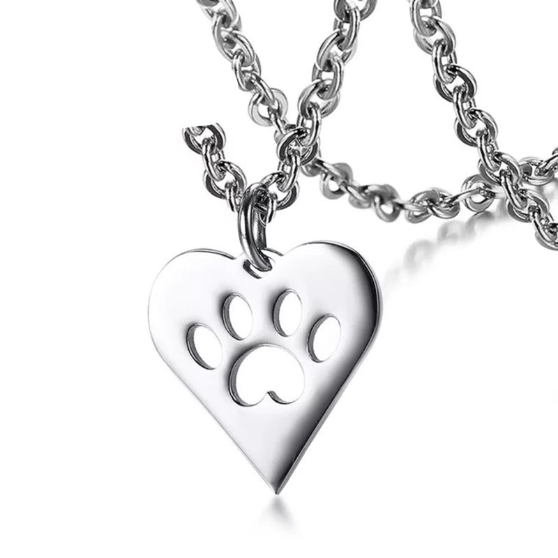 Sydän Tassu Teräskaulakoru