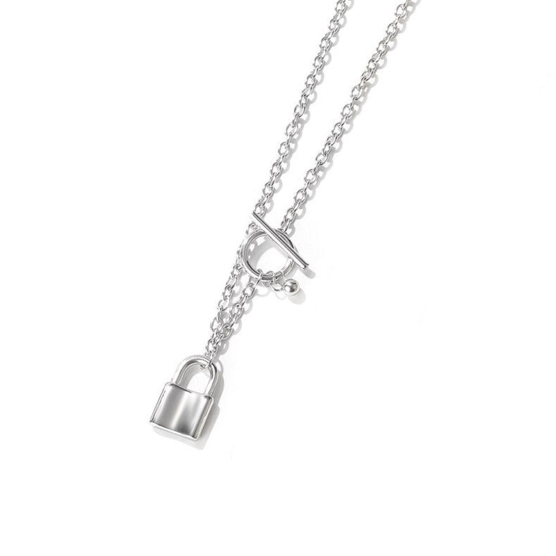 Lukko Kirurginteräskaulakoru