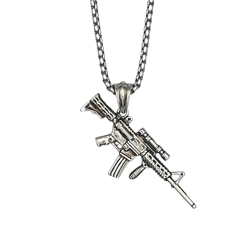 Miesten Konepistooli Teräskaulakoru