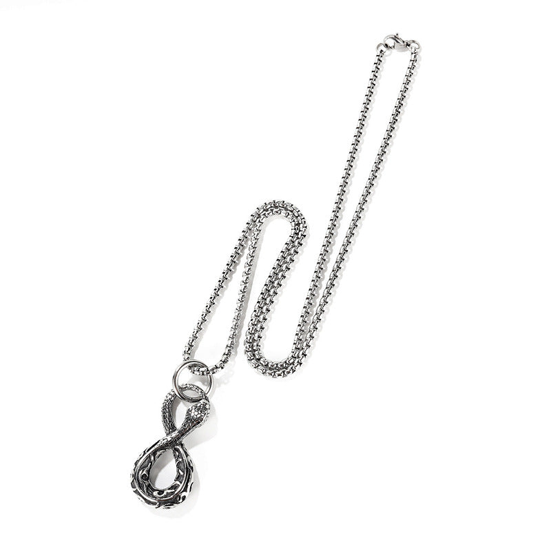 Käärme Infinity Teräskaulakoru