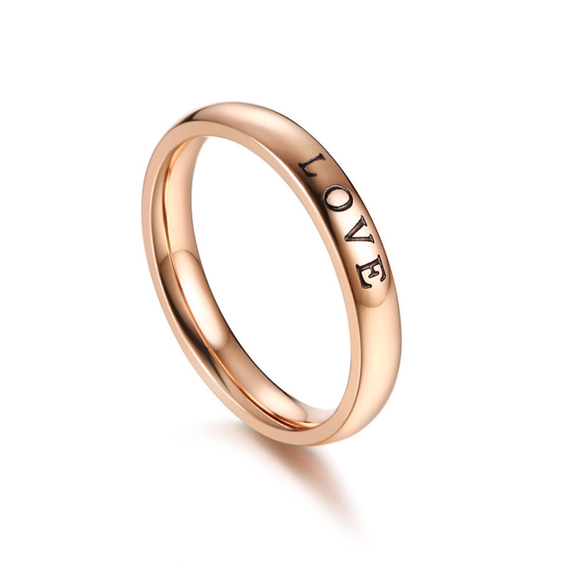 Ruusukullattu Love Terässormus