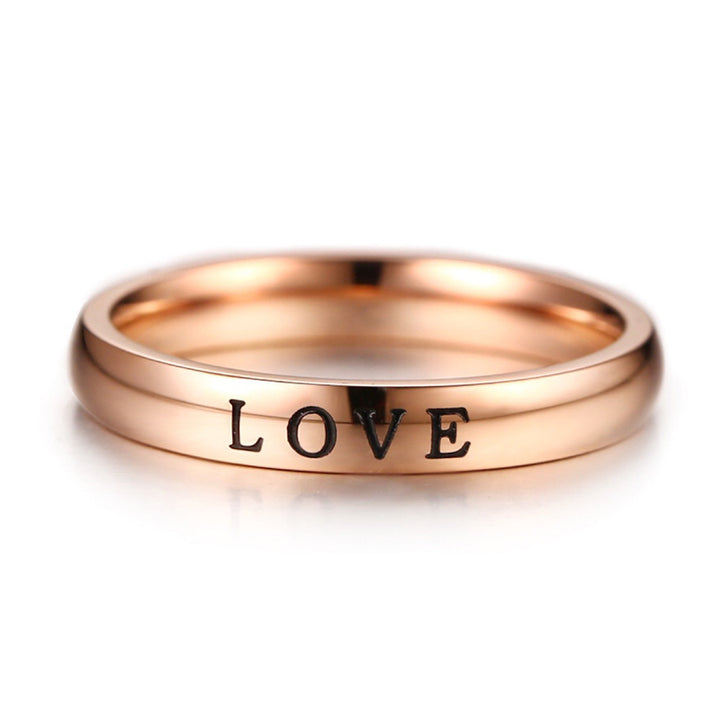 Ruusukullattu Love Terässormus