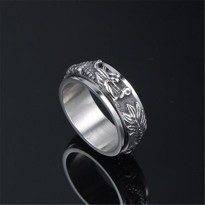 Lohikäärme Kirurginterässsormus