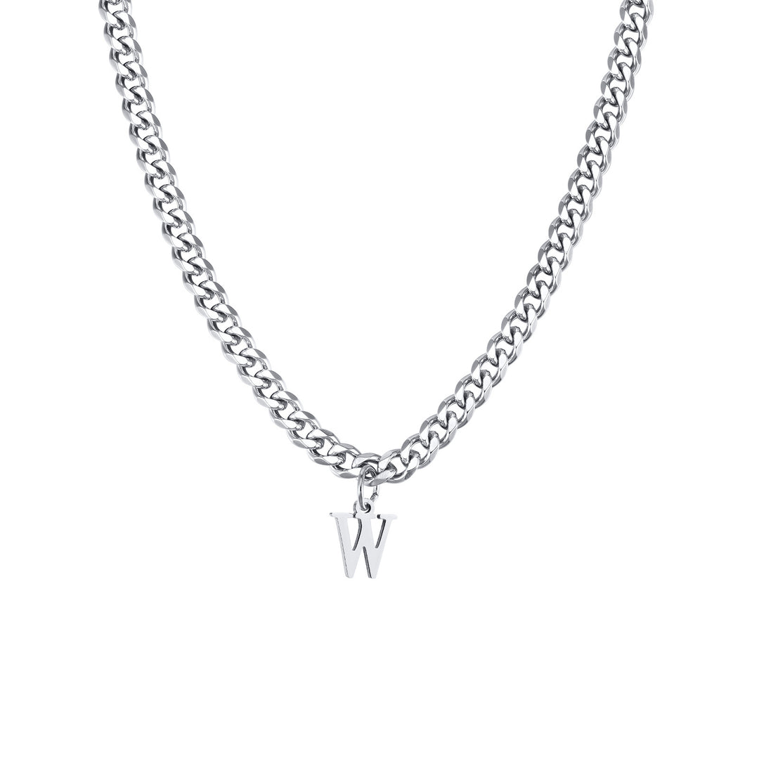 Kirjainkaulakoru - Paksu Teräsketju Kirurginterästä