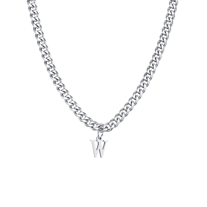 Kirjainkaulakoru - Paksu Teräsketju Kirurginterästä